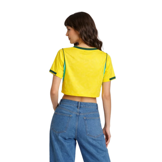 Brazil 26/27 I Home Women's Jersey World Cup - Cropped