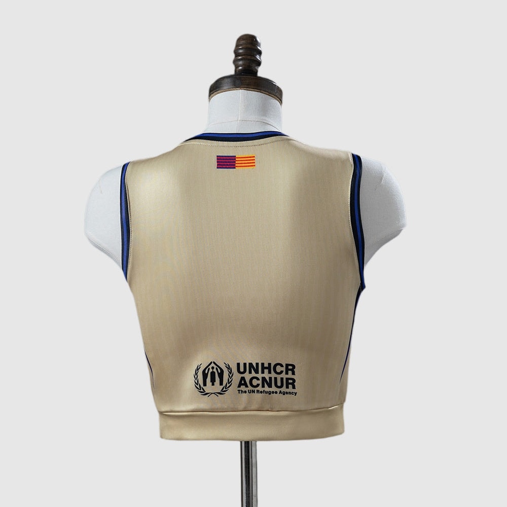 Barcelona 25/26 Away Women's Crop Tank Top - back