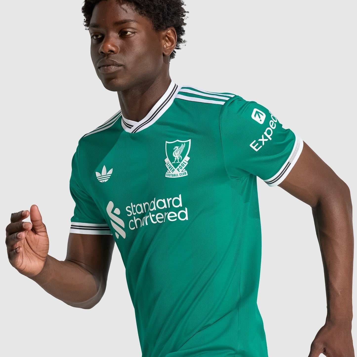 Liverpool 25/26 Third Player Jersey - collar and sleeve detail