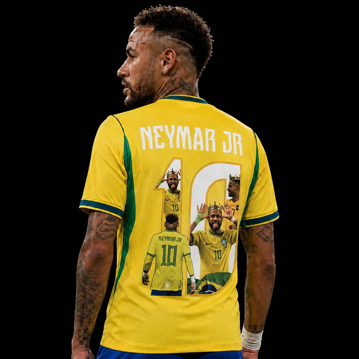 Brazil home - Neymar Jr. #10 Brasil Fan Version World Cup 2026 - White