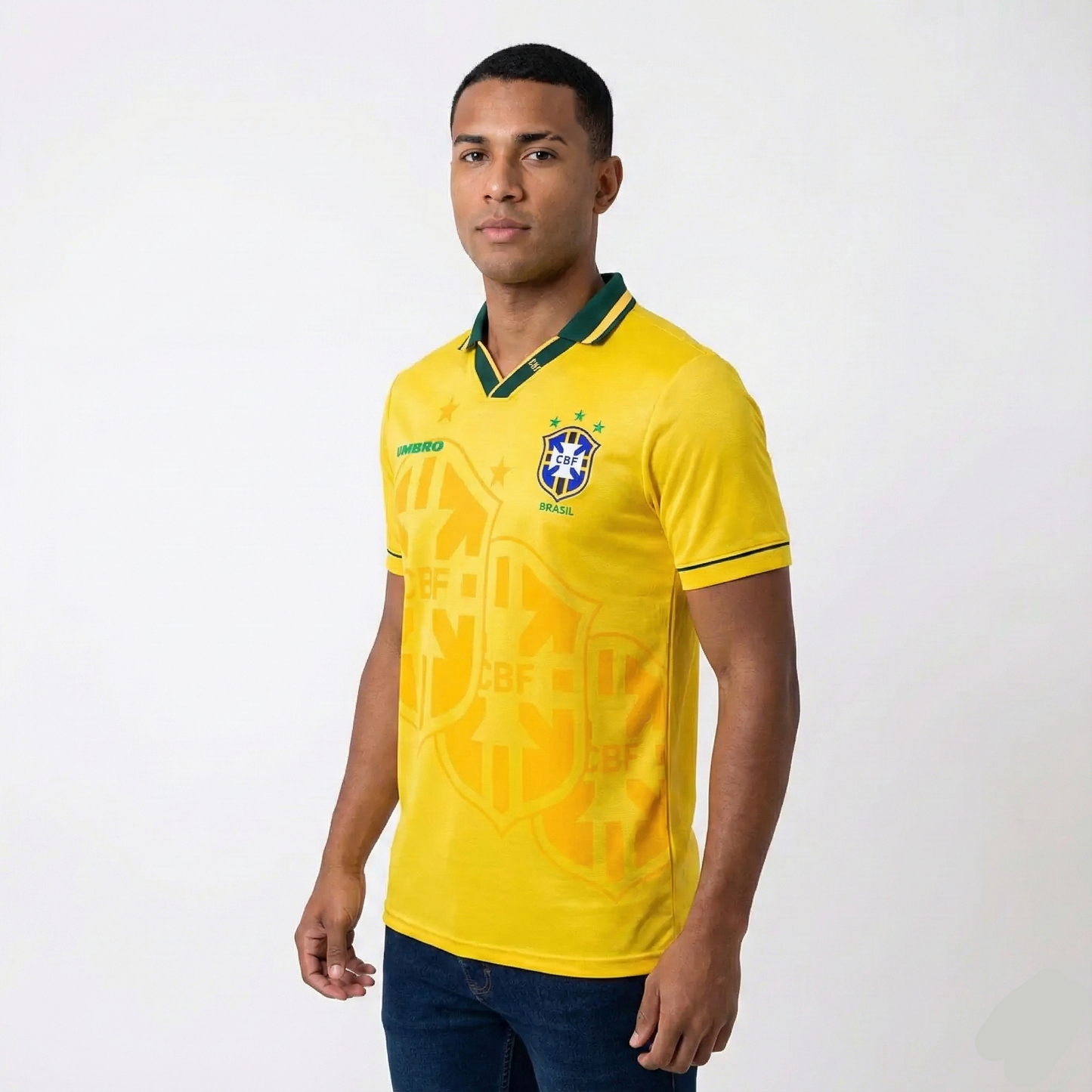 Jersey Retro Seleção Brasil 1994 I