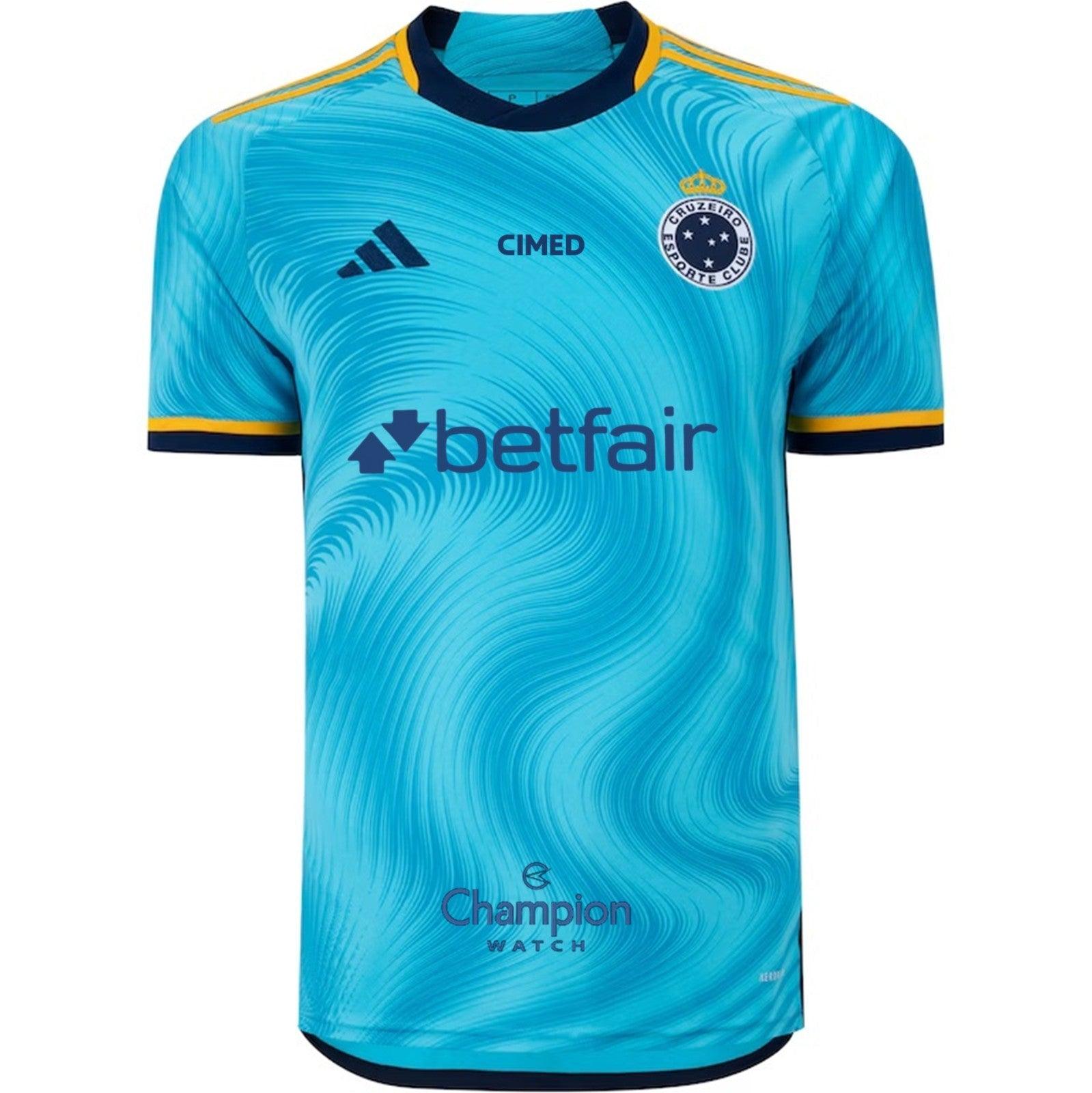 Camisa Terceira Cruzeiro 23/24 III - Todos os Patrocinadores - Versão Torcedor