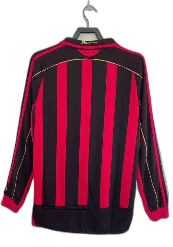 Camiseta de local del AC Milan 06/07 I - Versión retro de manga larga