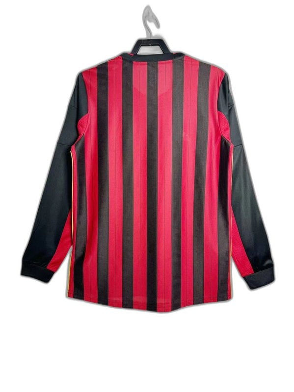 Camisa Home AC Milan 13/14 I - Manga Longa Versão Retro