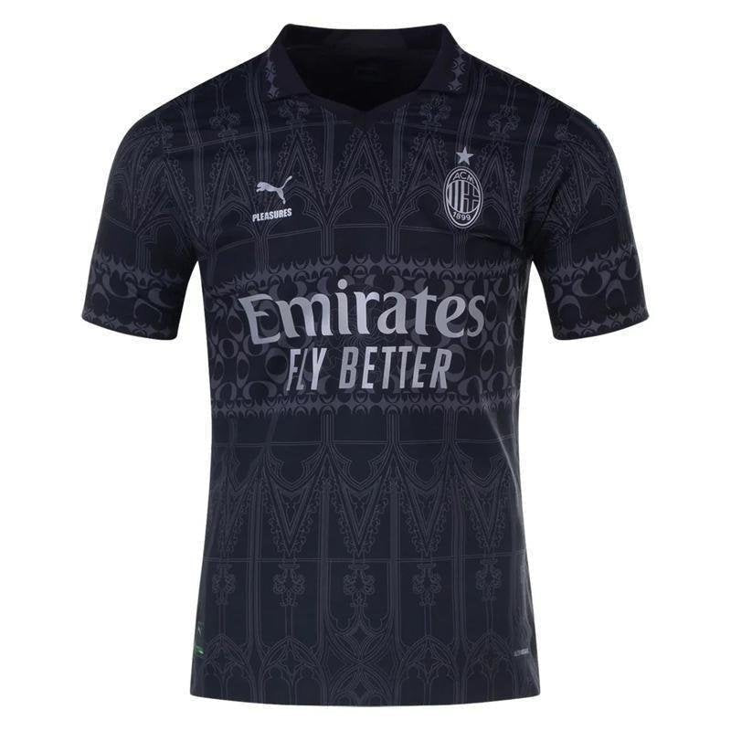 Camiseta Pleasures del AC Milan 2024 (Versión de jugador)