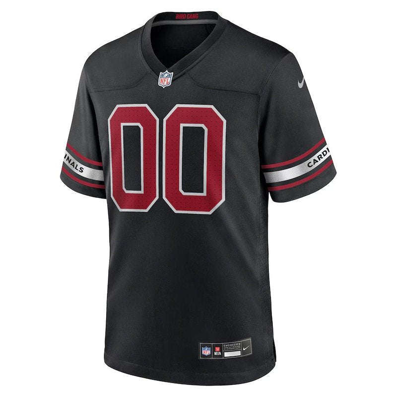 Arizona Cardinals - Camisa de jogo alternativa personalizada da NFL - Preta