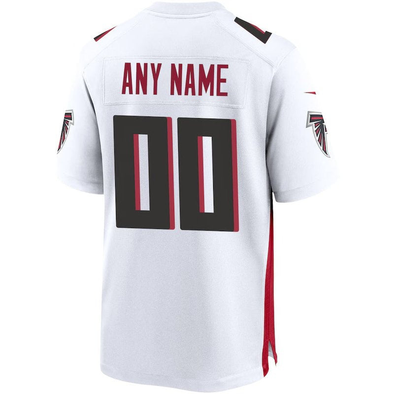 Atlanta Falcons - Camisa de jogo personalizada da NFL - Branca