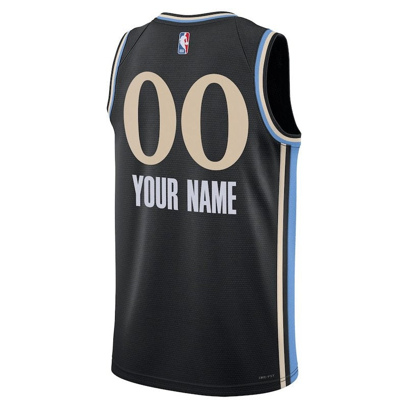 Camisa NBA Atlanta Hawks Unissex 23/24 - Preta - Edição City