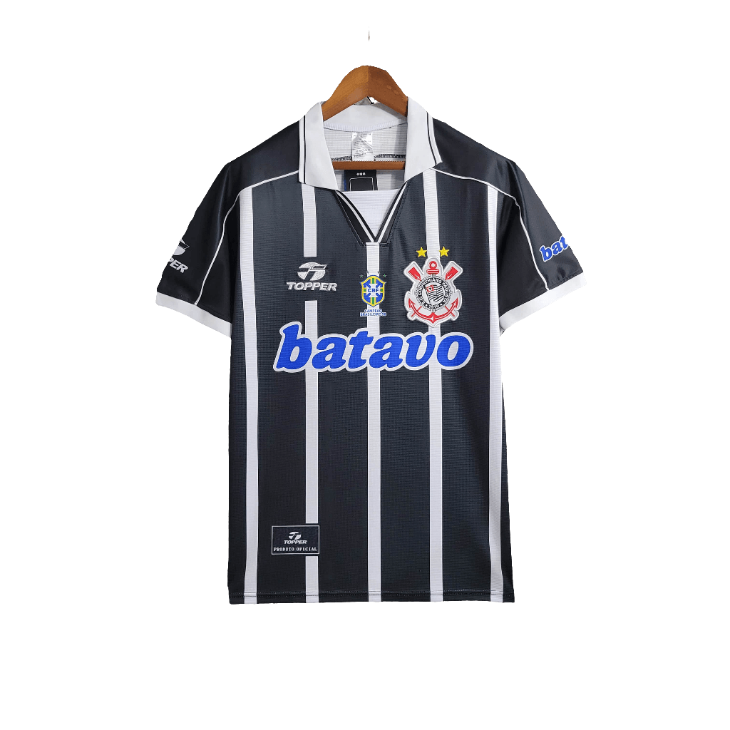 Camiseta de visitante del Corinthians 1999 II - Versión retro