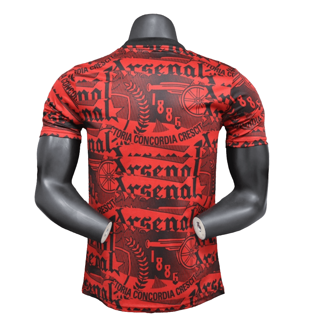 Arsenal 25/26 Training Jersey - Dark Red - Player Version