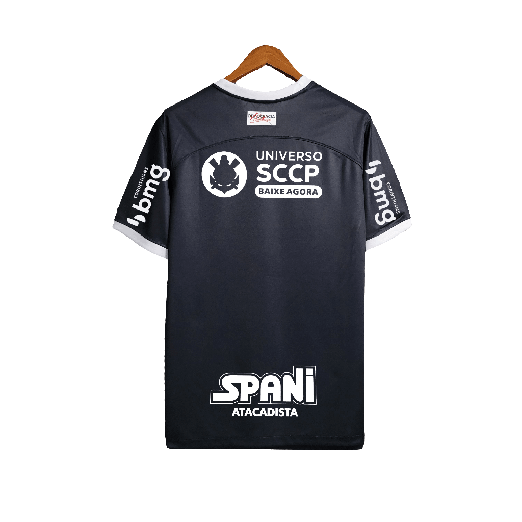 Camiseta de visitante del Corinthians 23/24 II - Todos los patrocinadores - Versión para aficionados