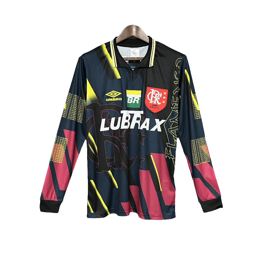 Camiseta de portero del Flamengo 1997 - Versión retro de manga larga