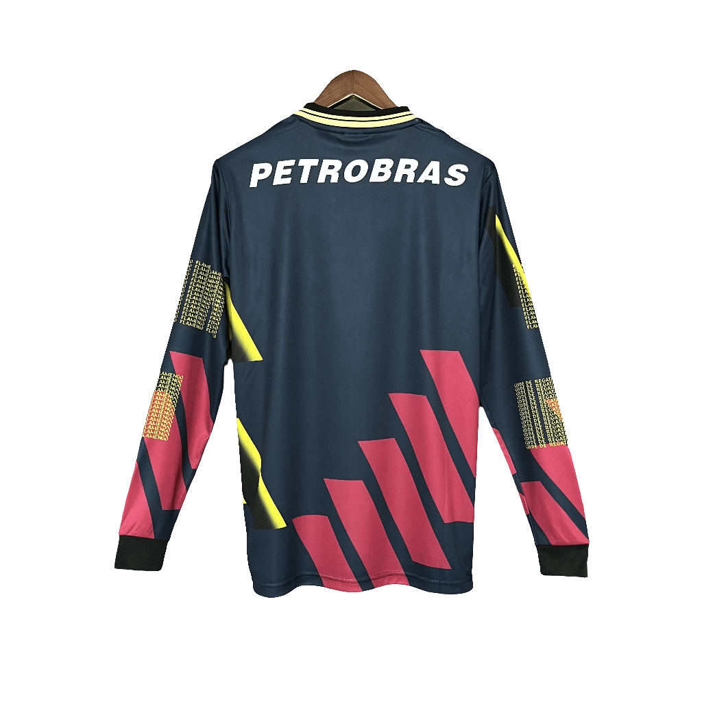 Camiseta de portero del Flamengo 1997 - Versión retro de manga larga