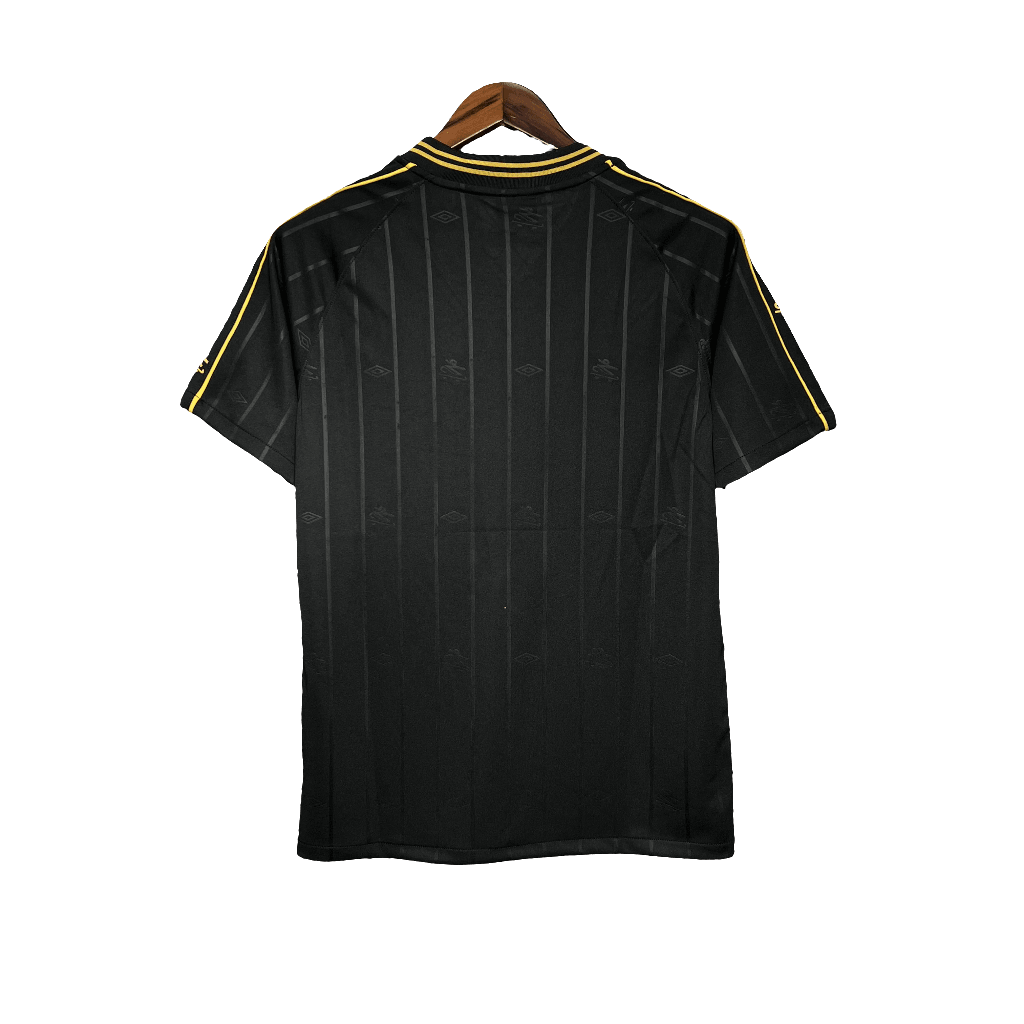 Camisa Santos Charlie Brown Jr 24/25 - Preta - Versão Torcedor