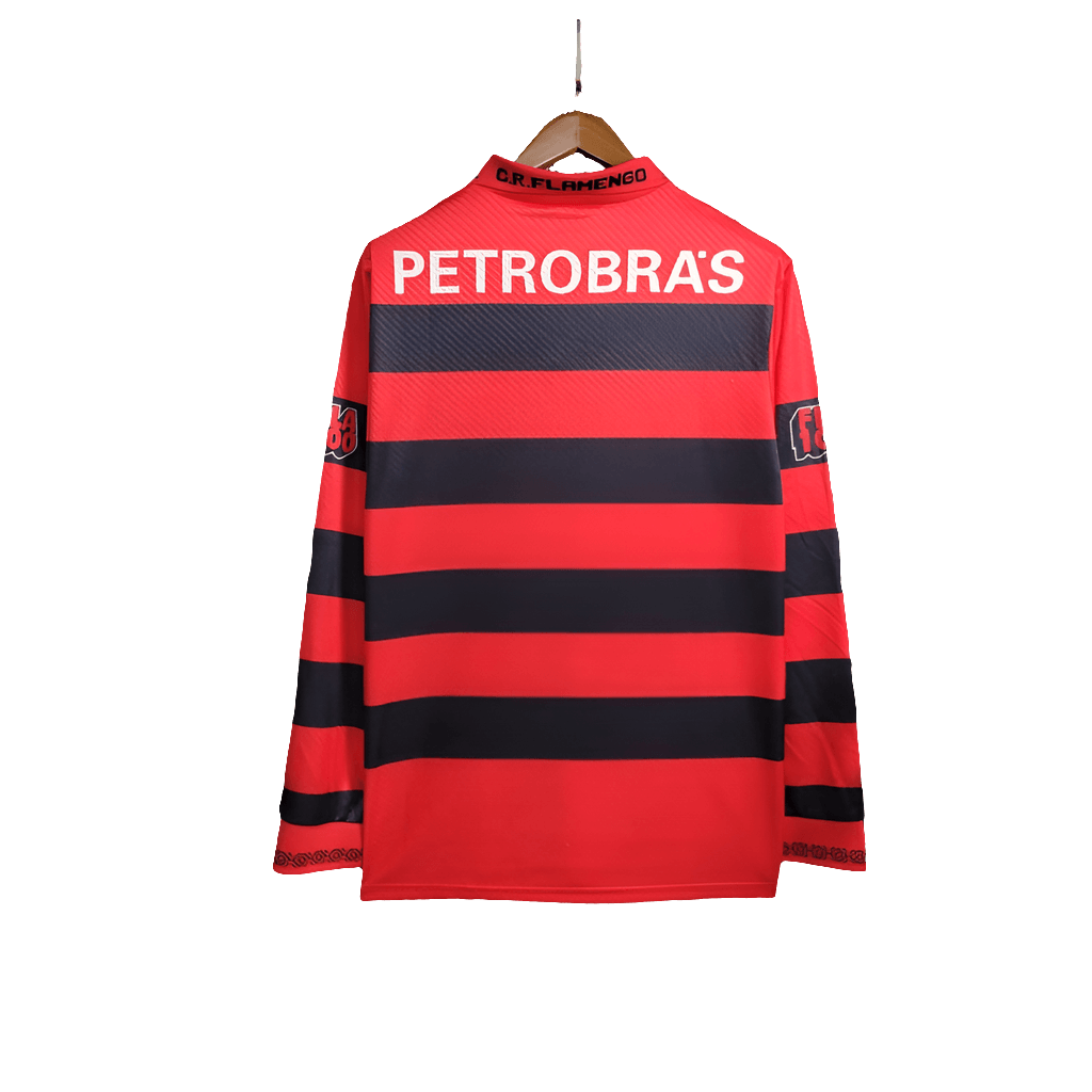 Camisa Flamengo 94/95 I - Manga Longa - Versão Retrô