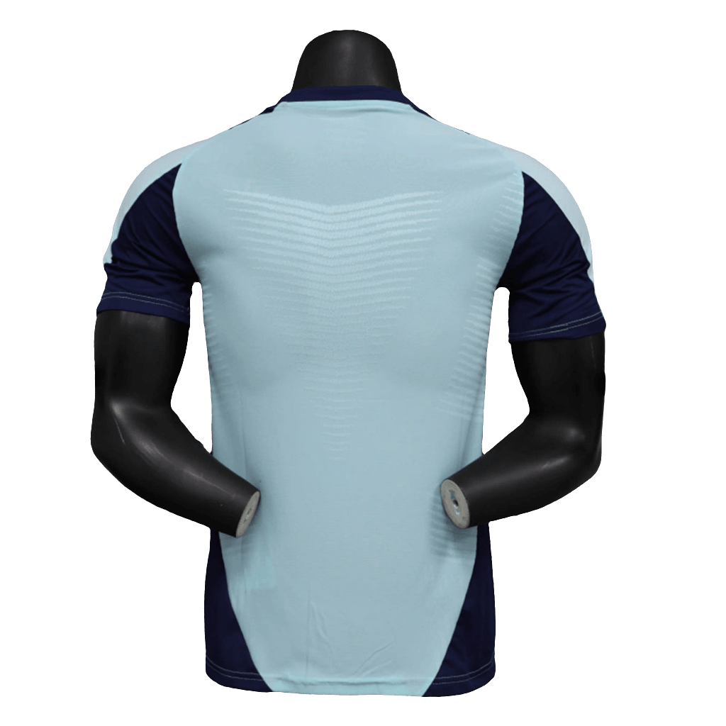 Camisa pré-jogo do Arsenal 24/25 - Azul claro - Versão do jogador