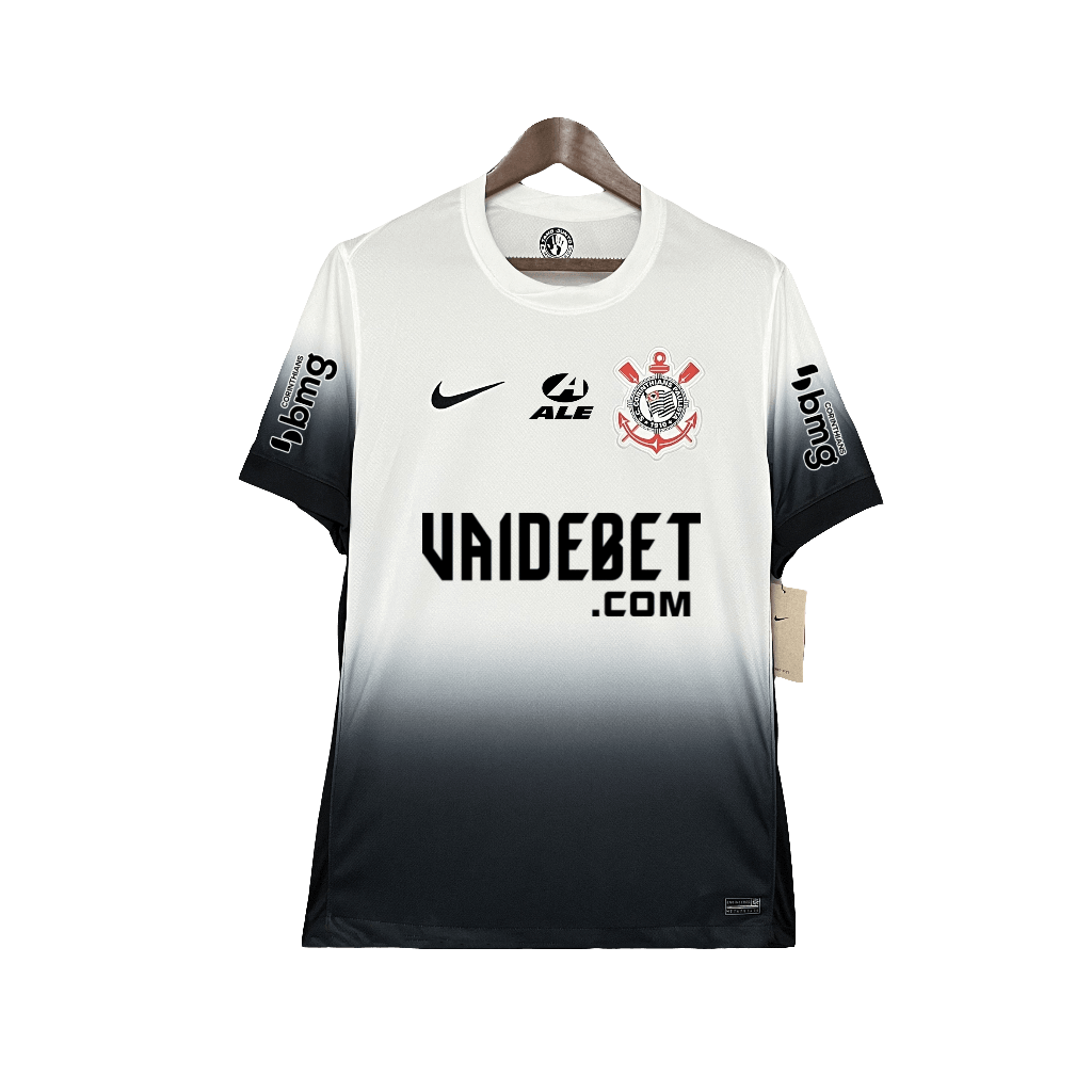 Camisa Corinthians 24/25 I - Todos os Patrocinadores - Versão Torcedor