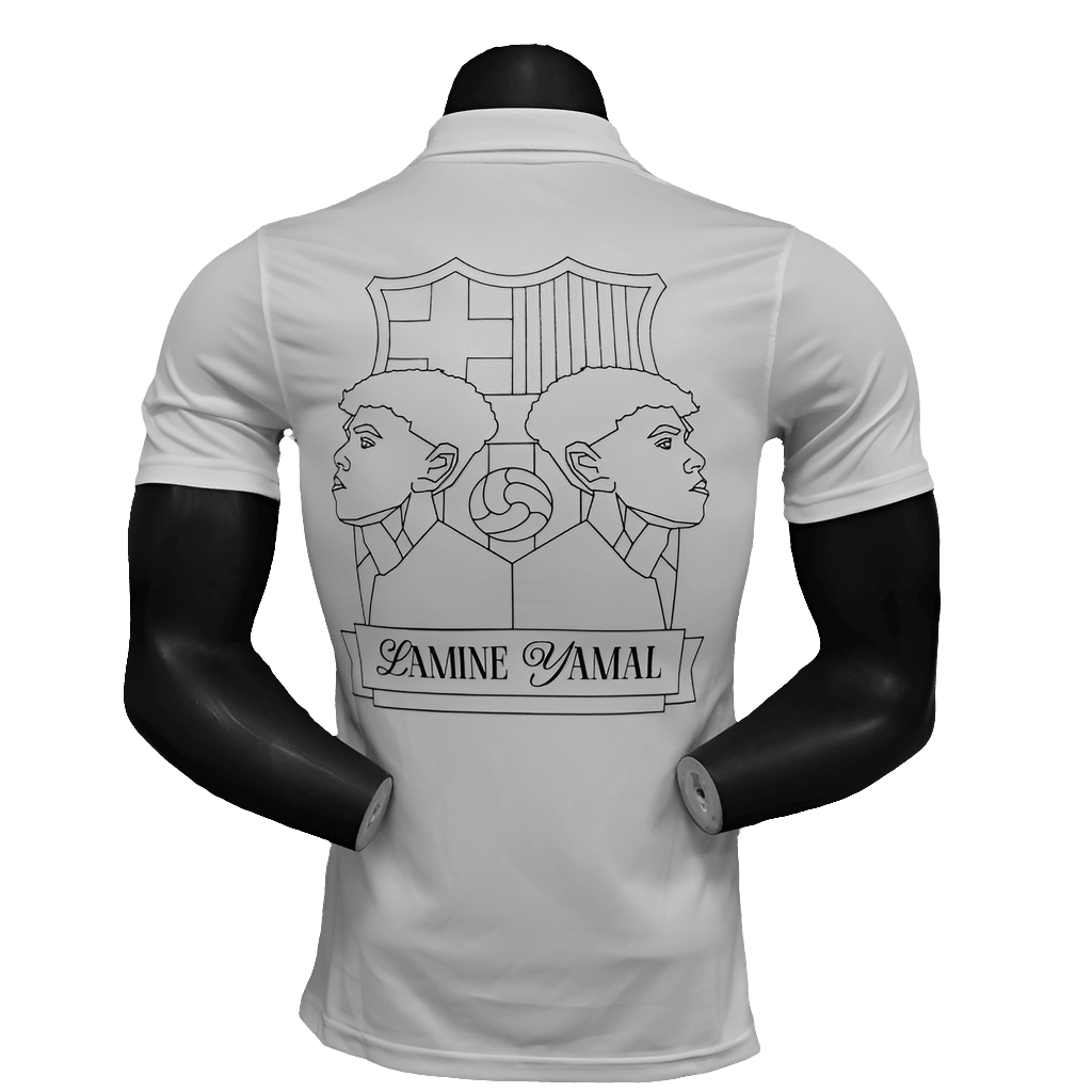 Camisa Barcelona Edição Especial 25/26 - Branca - Versão Jogador