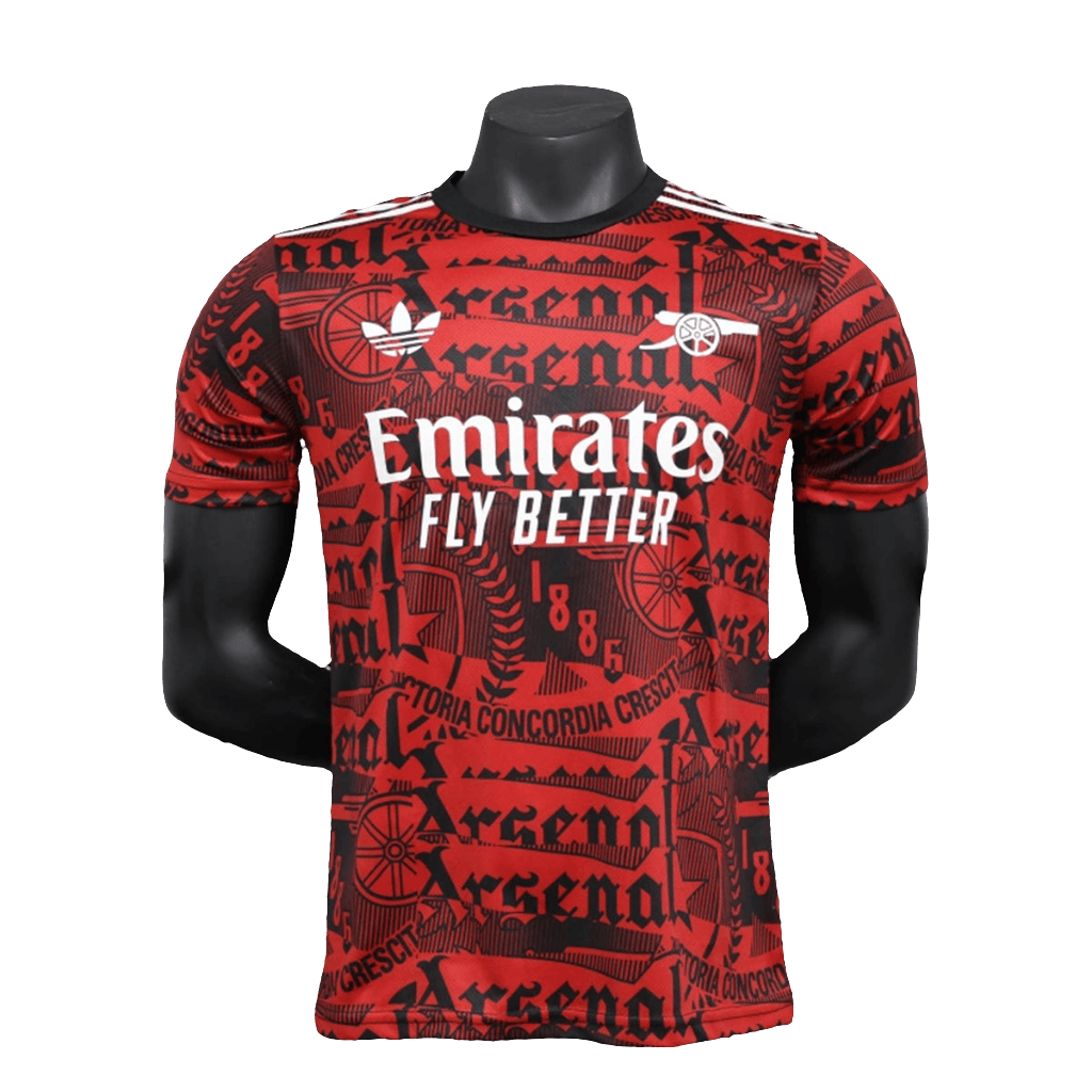 Arsenal 25/26 Training Jersey - Dark Red - Player Version