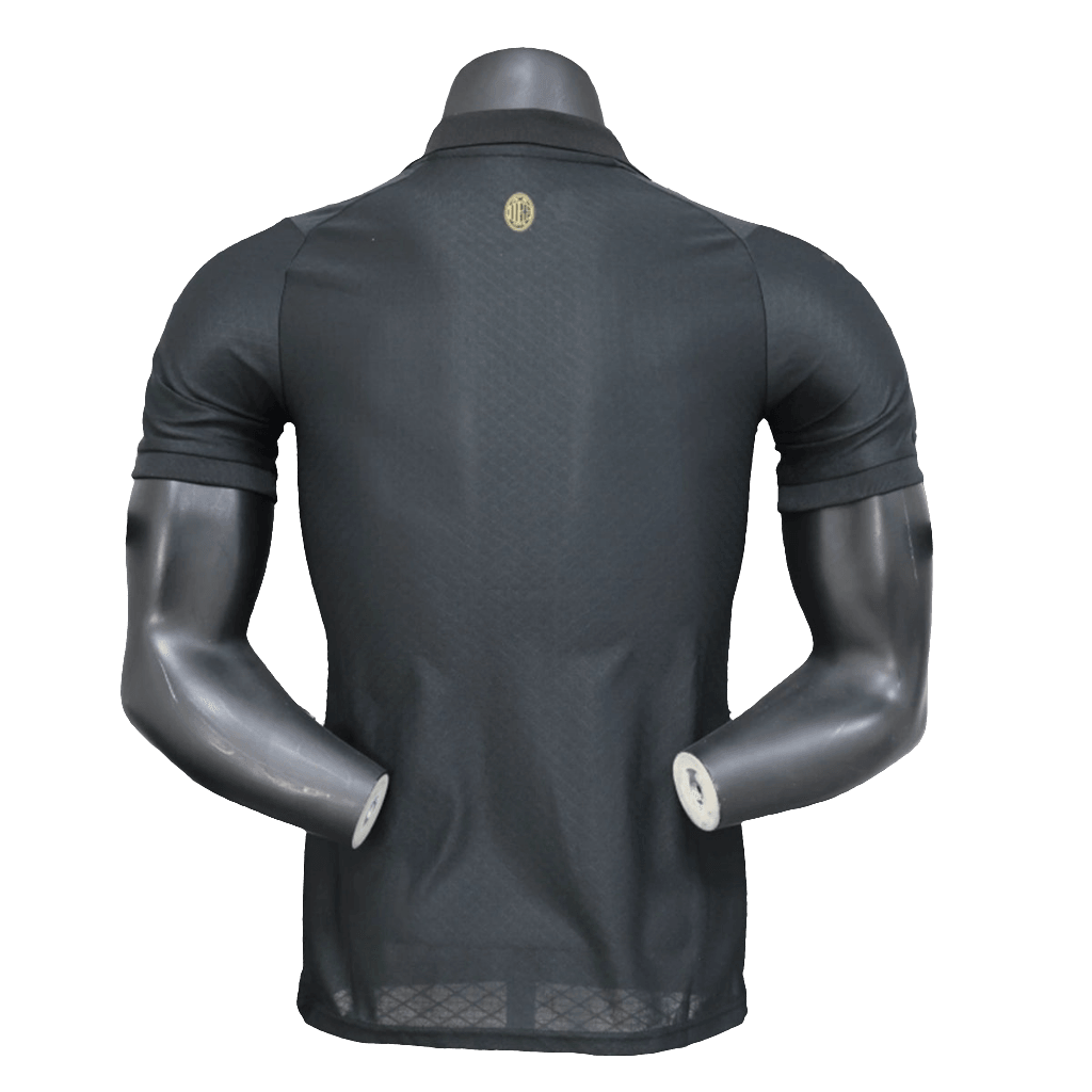 Camisa AC Milan 25/26 Edição 125º Aniversário - Preta - Versão Jogador