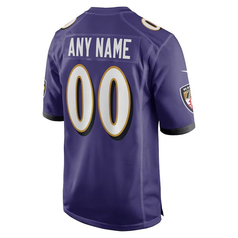 Baltimore Ravens - Camisa personalizada para jogo da NFL - Roxa