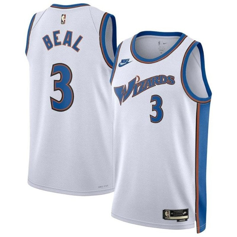 Camisa Bradley Beal Washington Wizards 2023 Branca da NBA - Edição Clássica