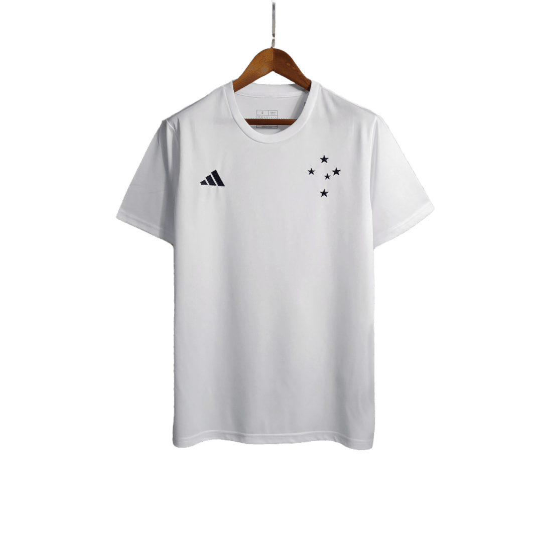 Camisa de Treino do Cruzeiro 23/24 - Branca - Versão Torcedor