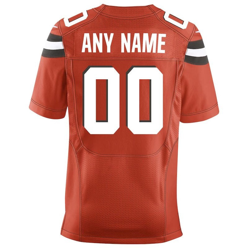 Cleveland Browns - Camiseta personalizada alternativa de la NFL - Marrón - Naranja