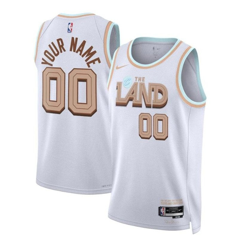 Camisa NBA Cleveland Cavaliers Unissex 2023 - Edição City - Branca