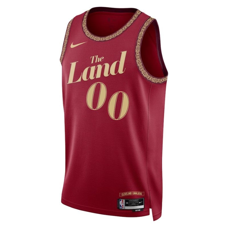 Camiseta NBA unisex Cleveland Cavaliers 23/24 - Vino - Edición Ciudad
