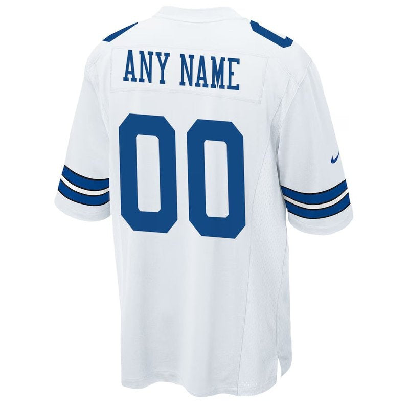 Camiseta personalizada de la NFL de los Dallas Cowboys - Blanca