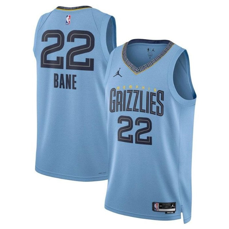 Camisa Desmond Bane Memphis Grizzlies Edição Especial da NBA Unissex 2023 - Azul Claro