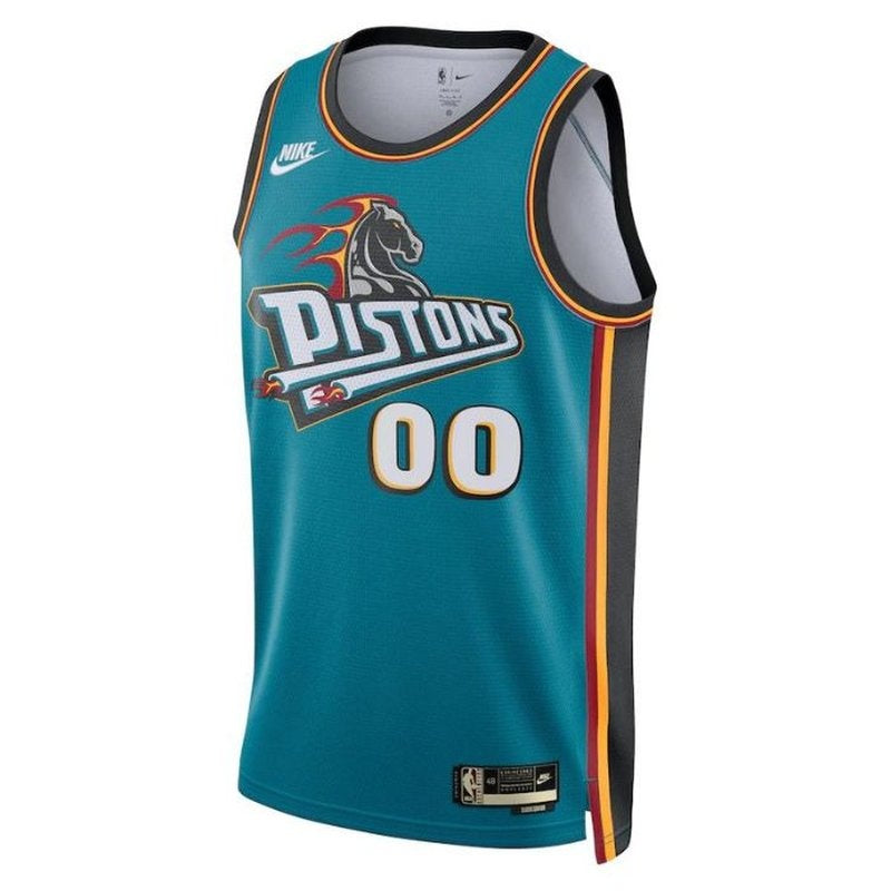 Camiseta unisex de la NBA de los Detroit Pistons 2023 - Edición Clásica - Verde azulado