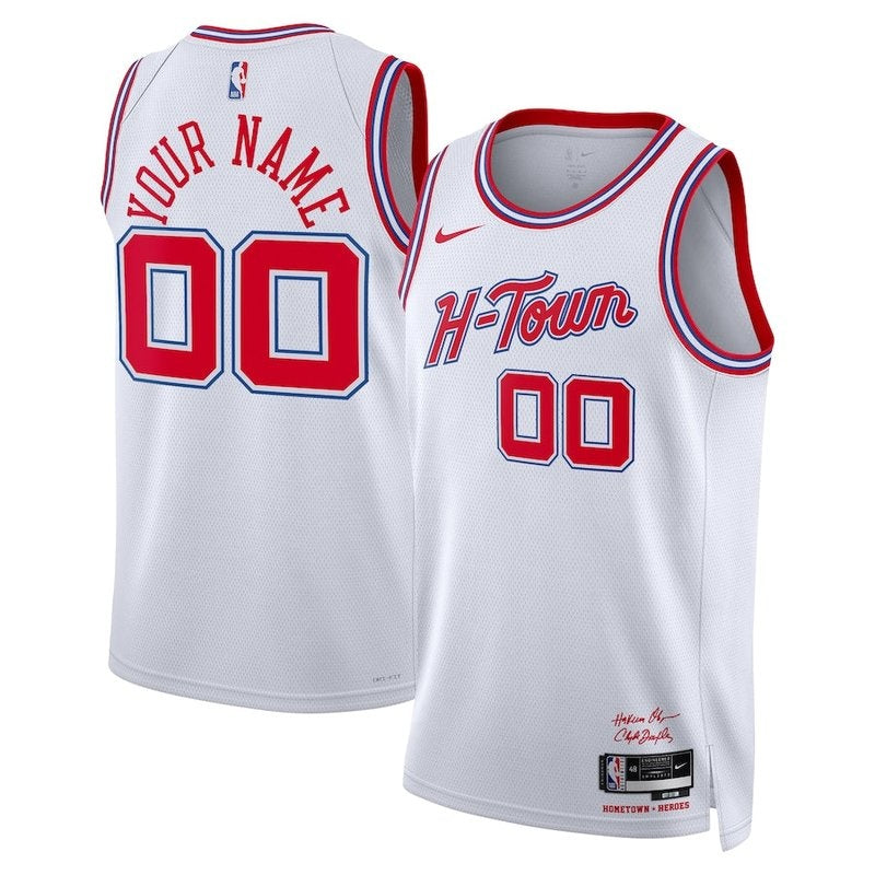 Camiseta NBA unisex Houston Rockets 23/24 - Blanca - Edición Ciudad