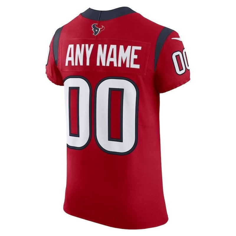 Houston Texans - Camisa NFL Alternativa Personalizada - Vermelha