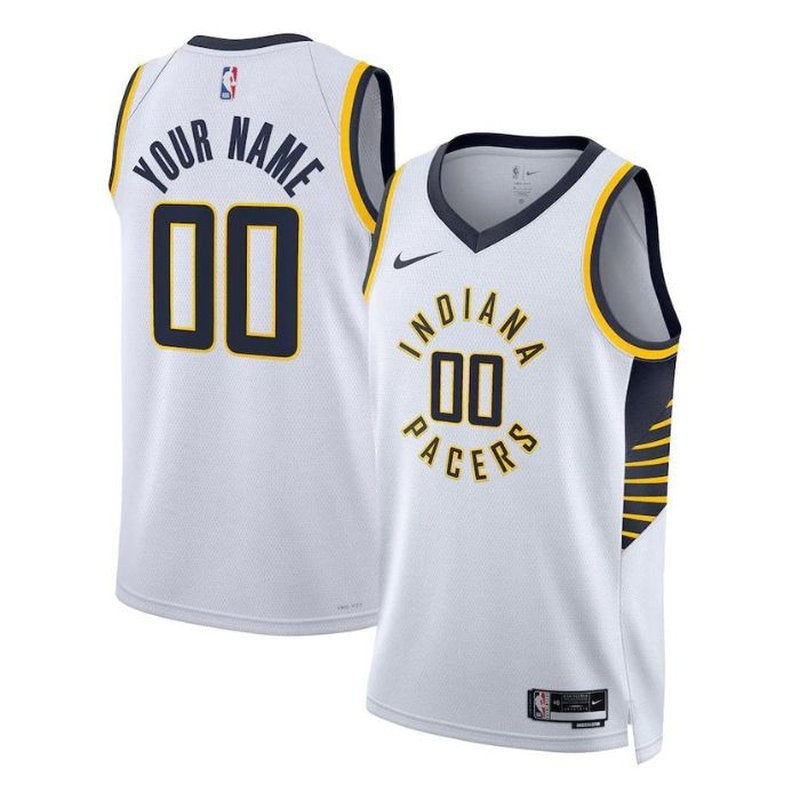 Camiseta unisex de la NBA Indiana Pacers 2023 blanca - Edición Asociación