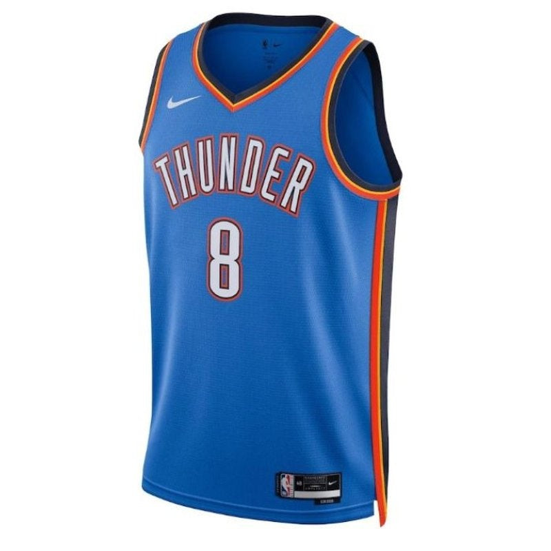 Camisa Jalen Williams Oklahoma City Thunder Unissex 2023 NBA - Edição Ícone - Azul