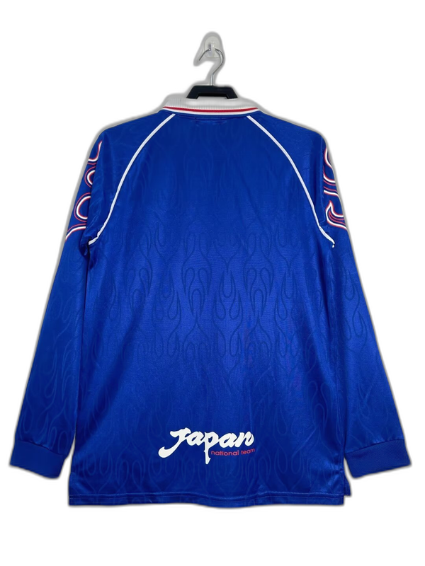Camisa Japão 1998 I Home - Versão retrô de manga comprida