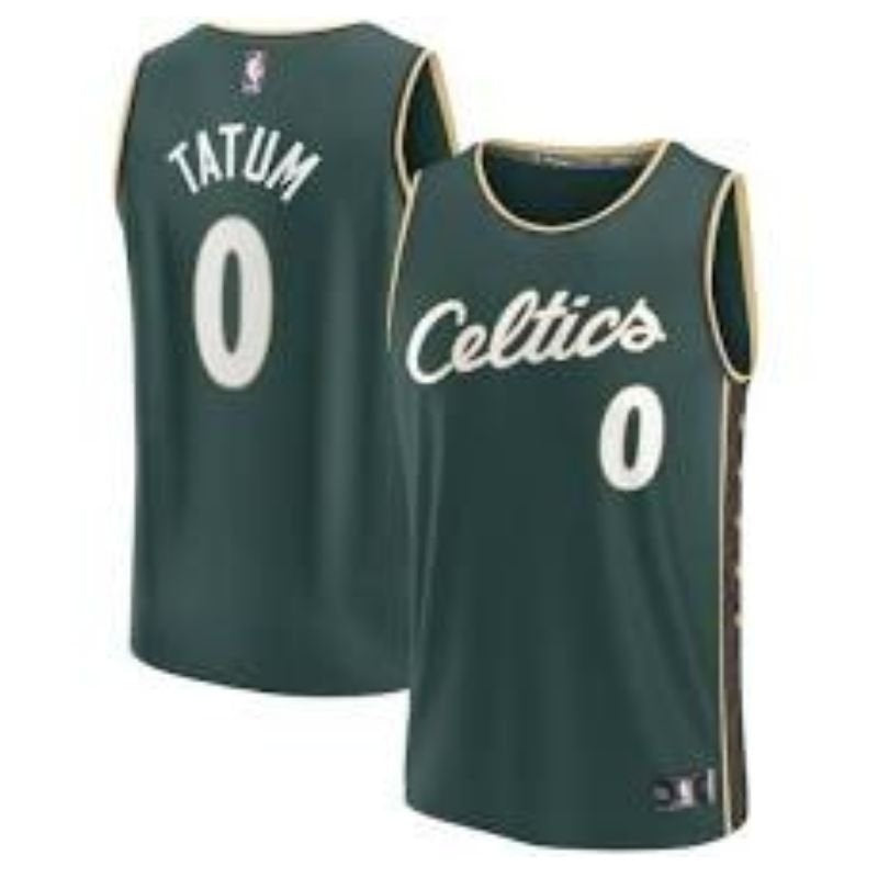 Camisa NBA Boston Celtics 2023 Fastbreak de Jayson Tatum - Edição City - Kelly Green