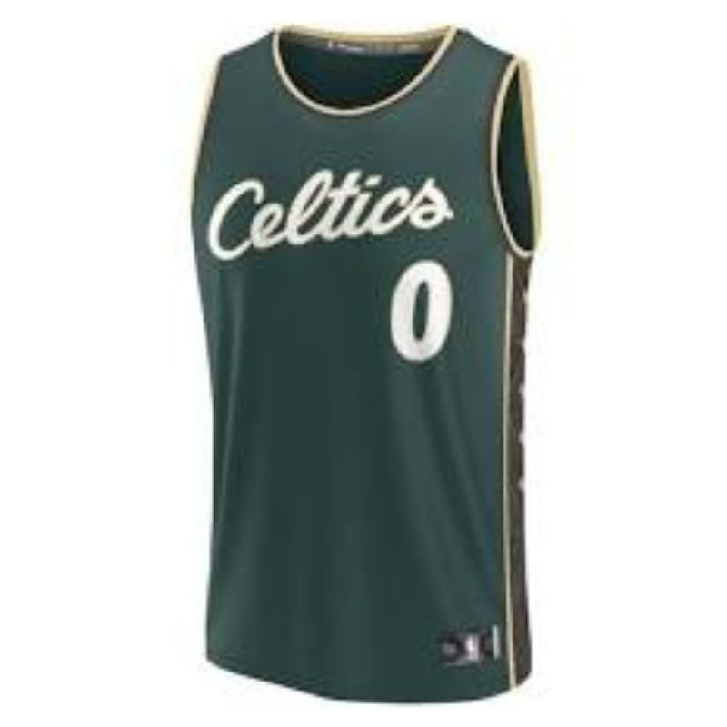 Camisa NBA Boston Celtics 2023 Fastbreak de Jayson Tatum - Edição City - Kelly Green