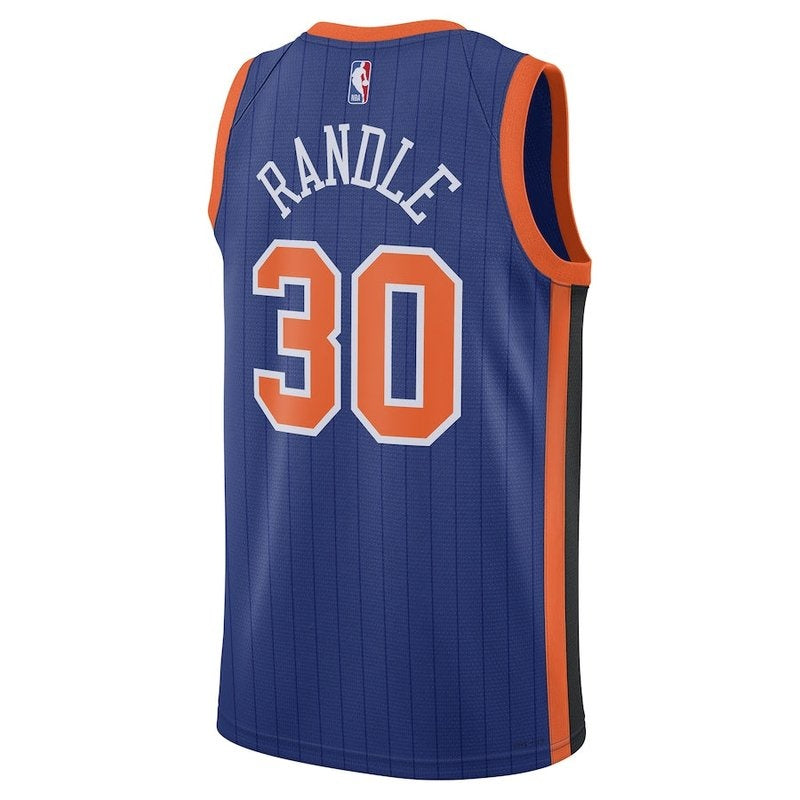 Camisa NBA Julius Randle New York Knicks Unissex 23/24 - Azul - Edição City