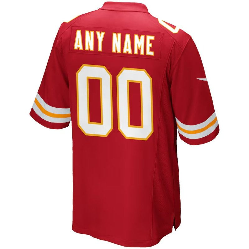 Kansas City Chiefs - Camisa personalizada para jogo da NFL - Vermelha