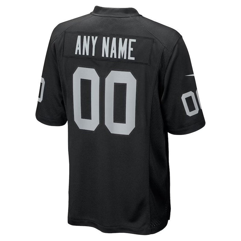 Camiseta personalizada de la NFL de los Las Vegas Raiders - Negra