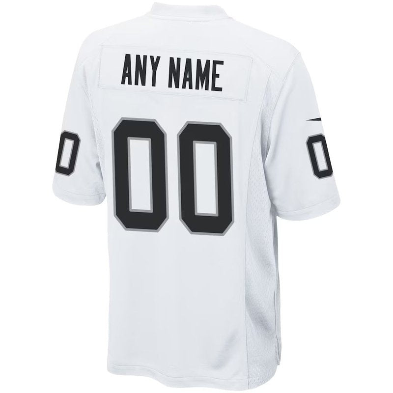 Las Vegas Raiders - Camisa de jogo personalizada da NFL - Branca