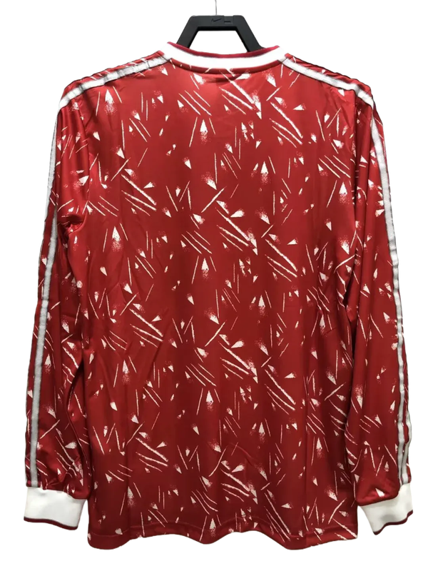 Camisa Liverpool 89/91 I Home - Manga Longa Versão Retro