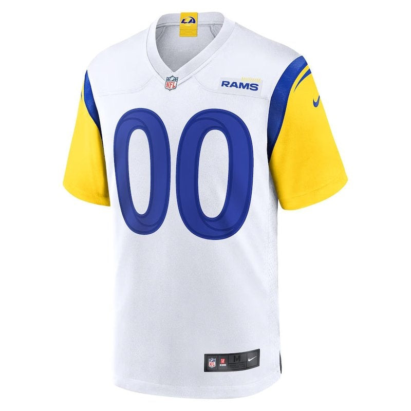 Los Angeles Rams - Camisa NFL Alternativa Personalizada - Branca