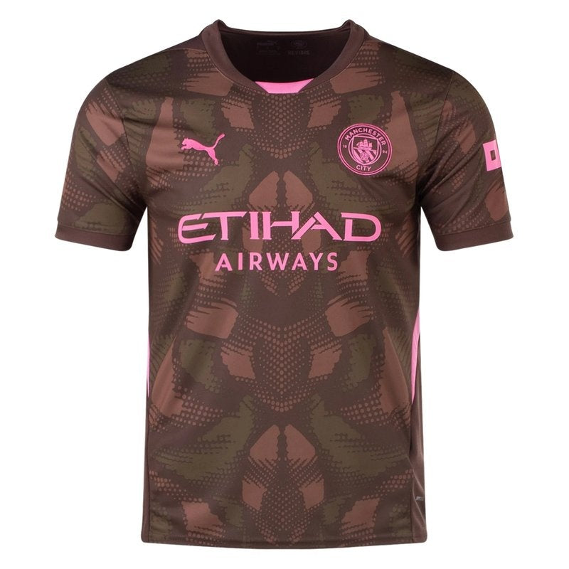 Camisa de goleiro marrom Manchester City 24/25 - Versão Torcedor