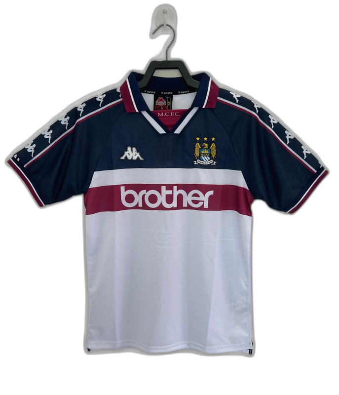 Camiseta de visitante del Manchester City 97/98 II - Versión retro