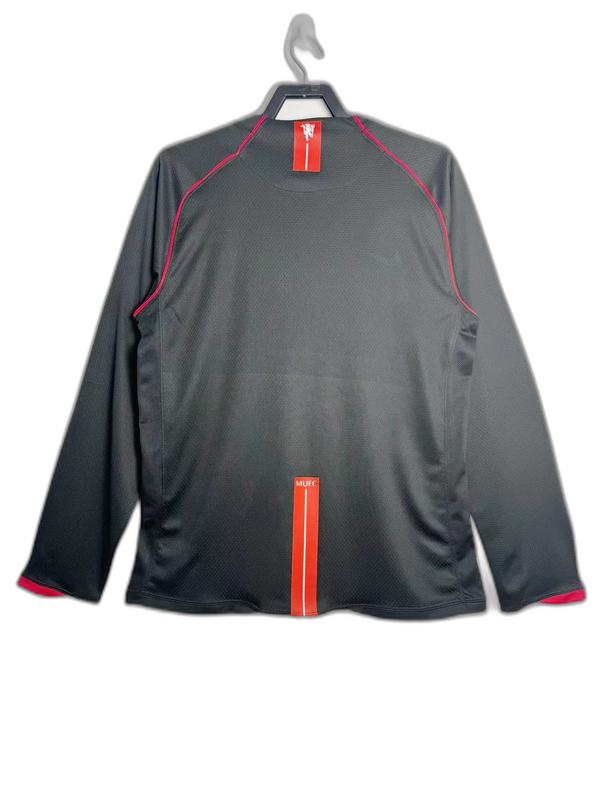 Camiseta de visitante del Manchester United 07/08 II - Versión retro de manga larga