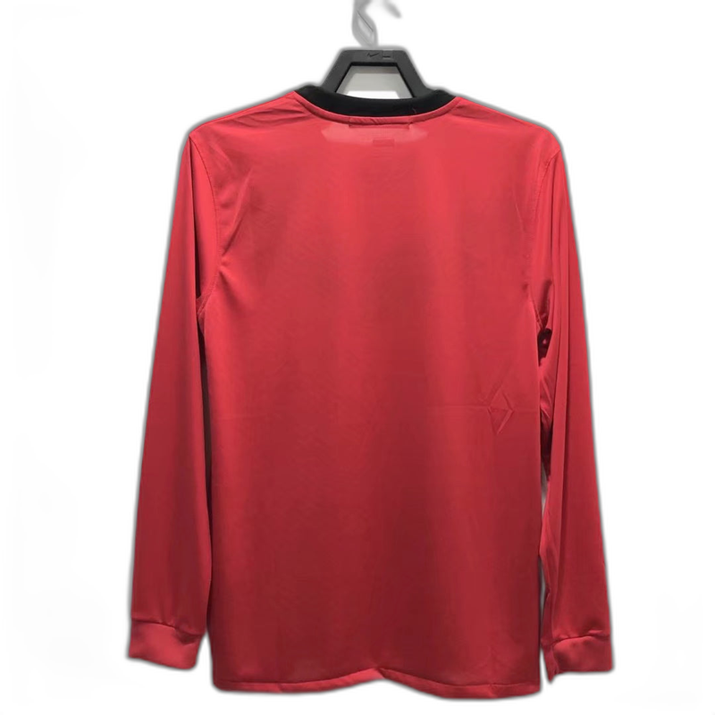 Camisa Manchester United 2010 I Home - Versão retrô de manga comprida